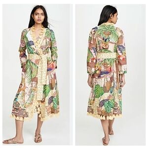 NEW FARM RIO Bahia Kimono Tie Waist Wrap Dress Size XS